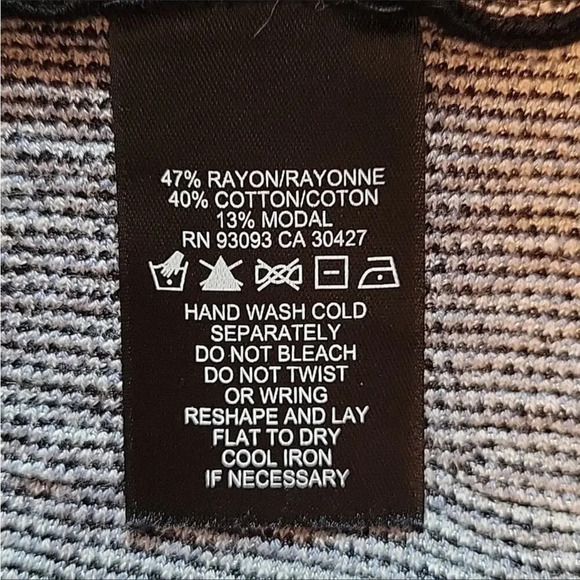 Nic + Zoe Crosstown Twirl Fit & Flare Knit Dress Sleeveless Tank Summer M - Picture 7 of 7